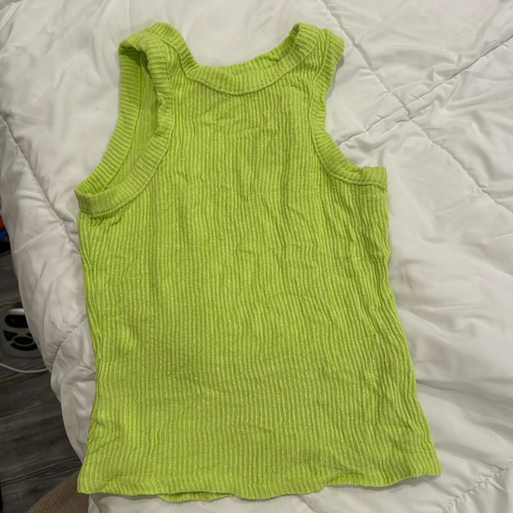 high neck ribbed top